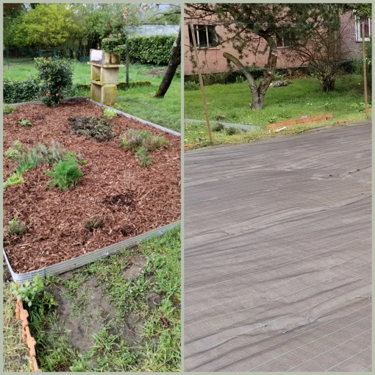 Réalisation d'un jardin chez un particulier à Feignies, Bavay, Le Jardin de Romain