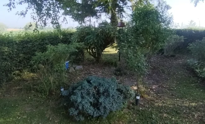 Mise en forme de massif sur Mecquignies , Bavay, Le Jardin de Romain